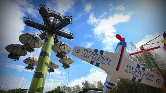 Toy Soldiers Parachute Drop